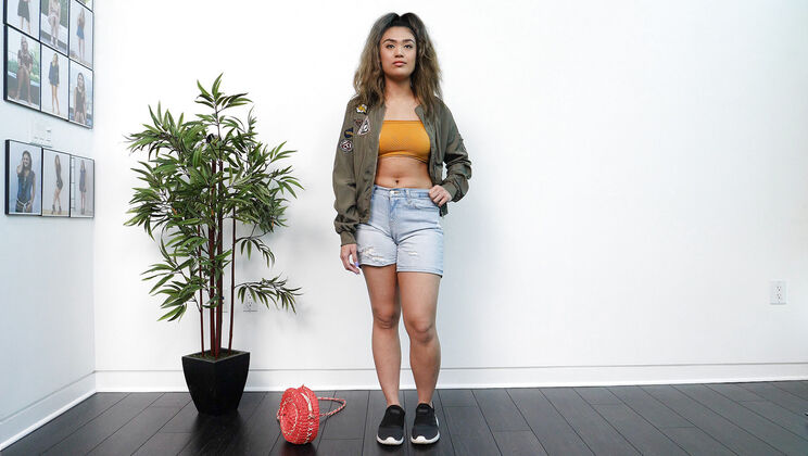 [NetVideoGirls] - Ava's Ball Sucking Casting - Ava