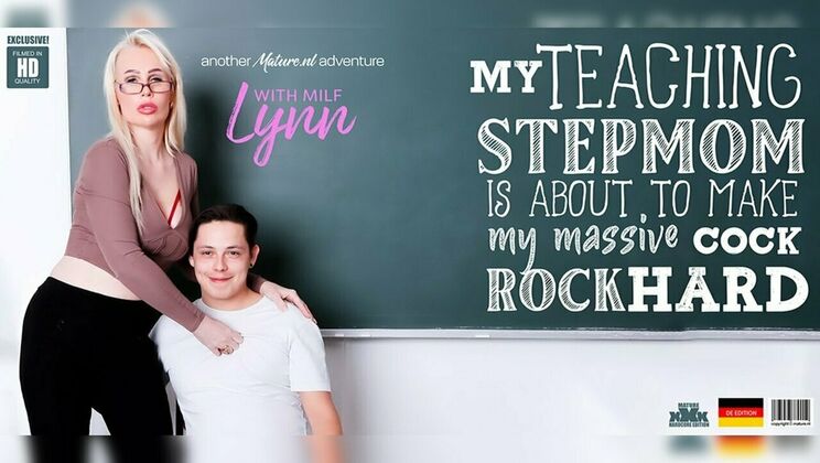 German Blonde Lynn in Hardcore Action with Stepson