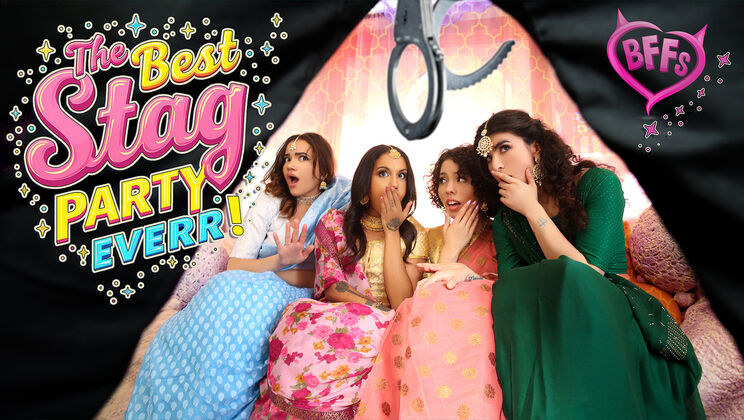 [BFFs] - Spanking the Bride-to-Be: A Wild Indian Party - Naudi Nala - Nina White - Satine Summers - Jason Sarcinelli - Nikki Slick