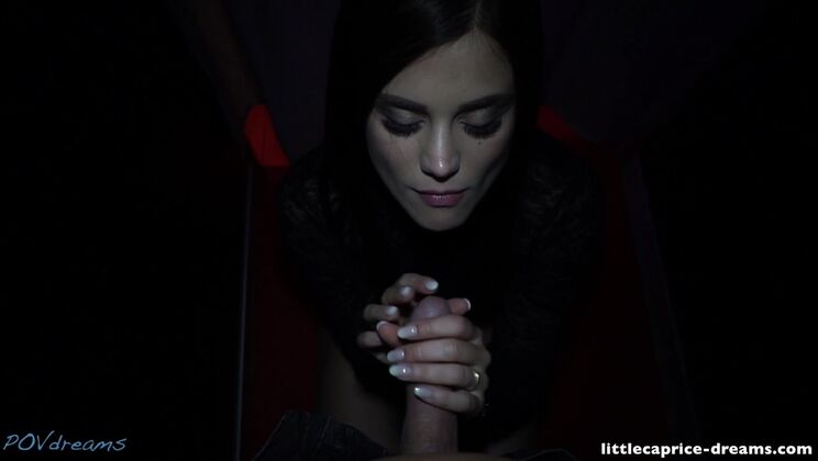 POV Blowjob with Czech Brunette LittleCaprice