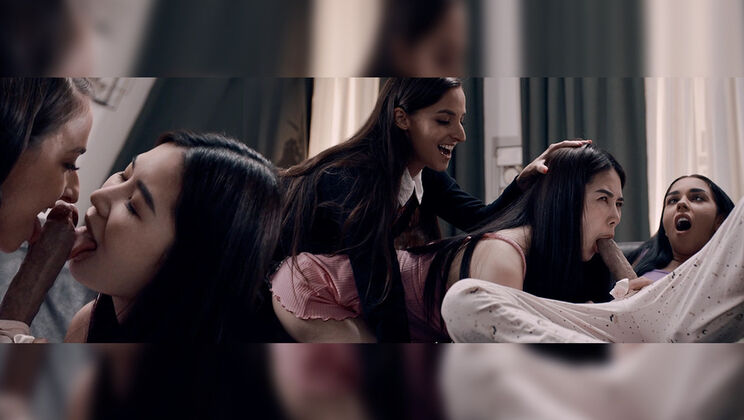 [FutanariXXX] - Black Angel's Bukkake Nightmare - Amirah Adara - Black Angel - Rikako Katayama