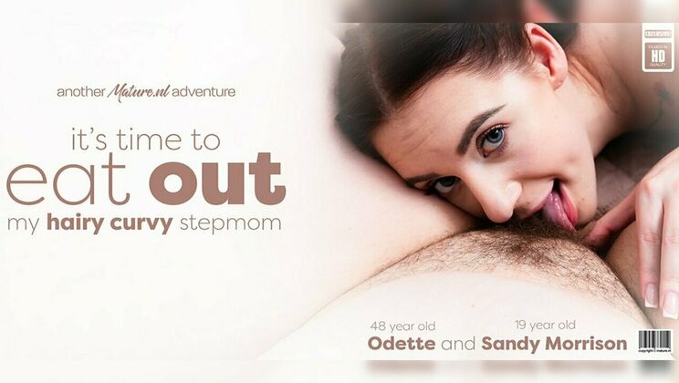 Lesbian Action: Odette and Sandy's Hairy Pussy Fun