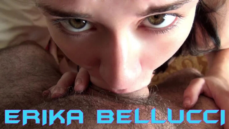 Brunette Erika Bellucci Takes Deep Throat & Spanking