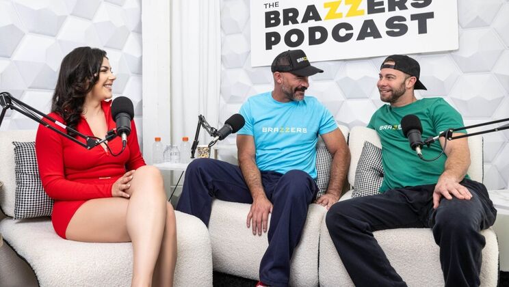 [Brazzers] - Charles Dera & Seth Gamble Share Valentina Nappi in Brazzers Podcast Threesome - Charles Dera - Valentina Nappi - Seth Gamble