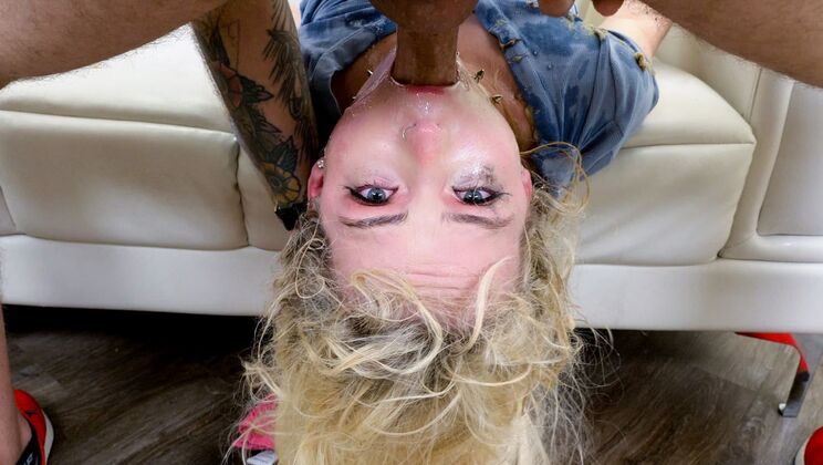 [EvilAngel] - Natural Tits Lilly Bell Roughly Fucked and Facialed - Lilly Bell - Bryan Gozzling