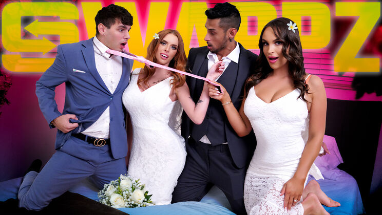 [MomSwap] - Cheating Bride Blows Groom and Fucks Stepmom - Redhead Jessica Aaren - Teal Conrad - Kai Jaxon - Mike Skywalker - Jessica Aaren