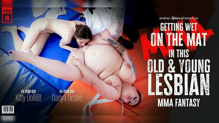 [Mature.nl] - Wet Lesbian Fun: Dariya Desire and Kitty Doll88 in Old & Young Pussy Licking and Face Sitting - Kitty Doll88 - Dariya Desire