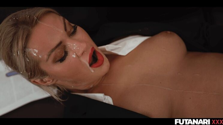 Cherry Kiss as a Desperate Businesswoman Masturbating