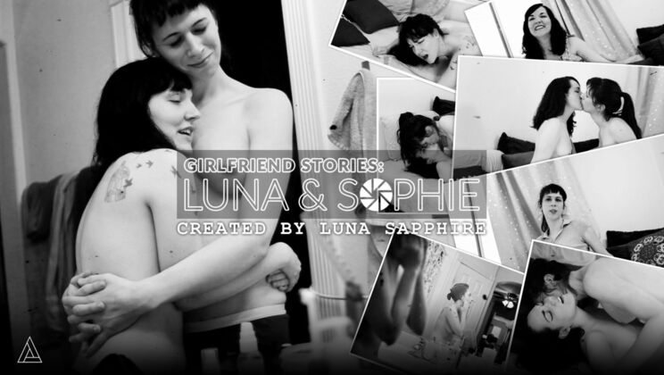 [ModelTime] - Luna & Sophie: Tattooed Brunettes in a Pussy Licking & Spanking Scene - Luna Sapphire - Sophie Ladder
