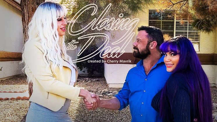 [ModelTime] - Big Tits, Big Ass, and Cum on Tits in Closing the Deal Threesome - Sergeant Miles - Jasmeen LeFleur - Cherry Mavrik