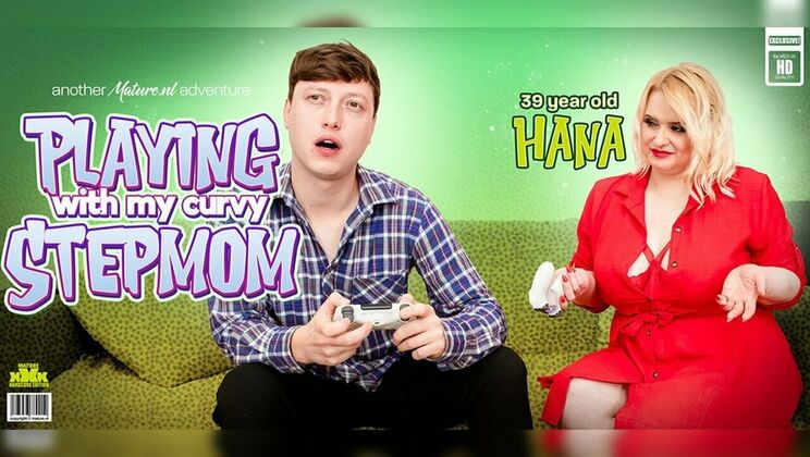 [Mature.nl] - Big tit stepmom Hanna enjoys pussy licking and titty fuck from stepson