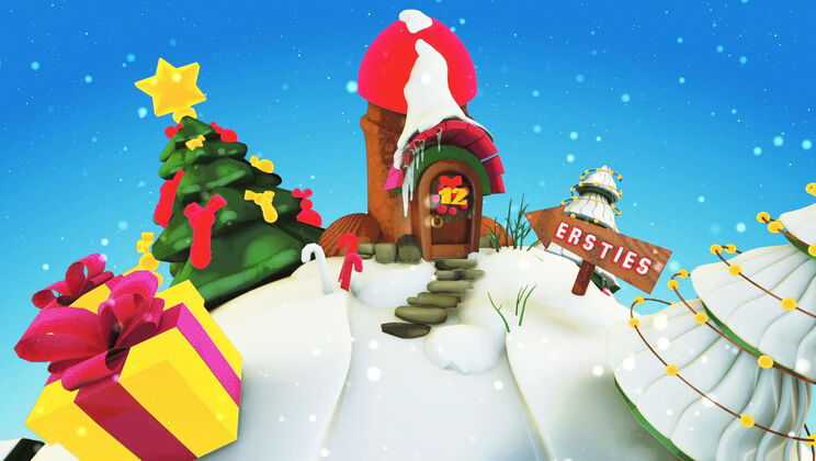 Doggystyle & Kissing - Advent Calendar with Brunette & Redhead