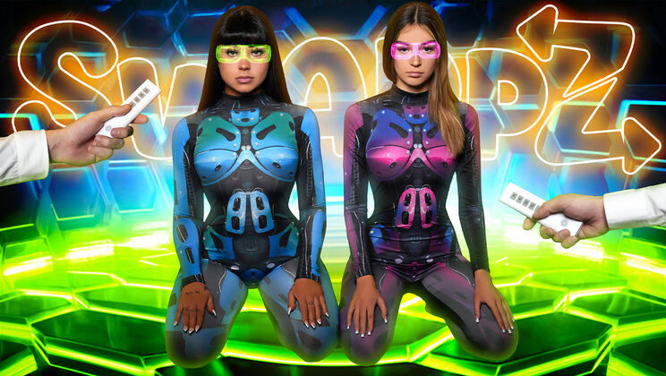 [SisSwap] - 69 Lesbian Action with Steps - Jayden Marcos - Sage Roux - Beca Barbie - Della Cate