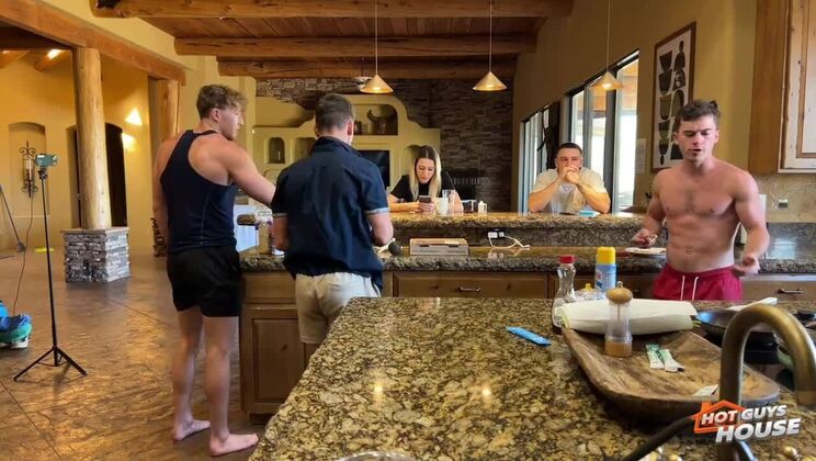 [HotGuysFuck] - Athletic Adonis and Petite Lovelies in Action