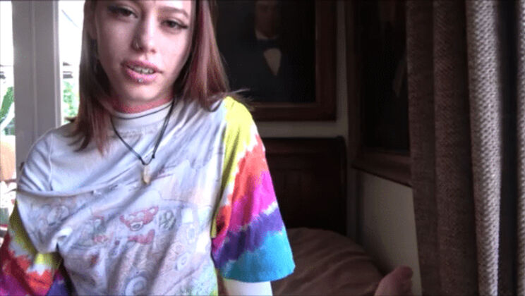 [FamilyTherapy] - Tiny Teen Stepsister Blowjob and Cumshot - Laya Rae