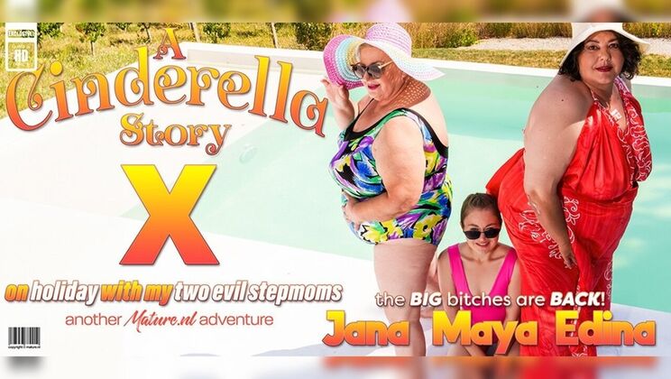 [Mature.nl] - Maya's wet pussy gets devoured by two horny mature women - Maya - Jana - Edina