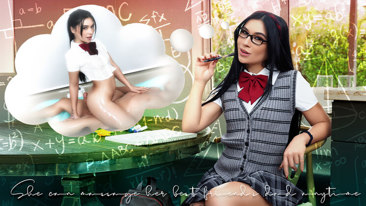 [TeenPies] - Skinny Teen Enjoys a Dirty Oil Massage