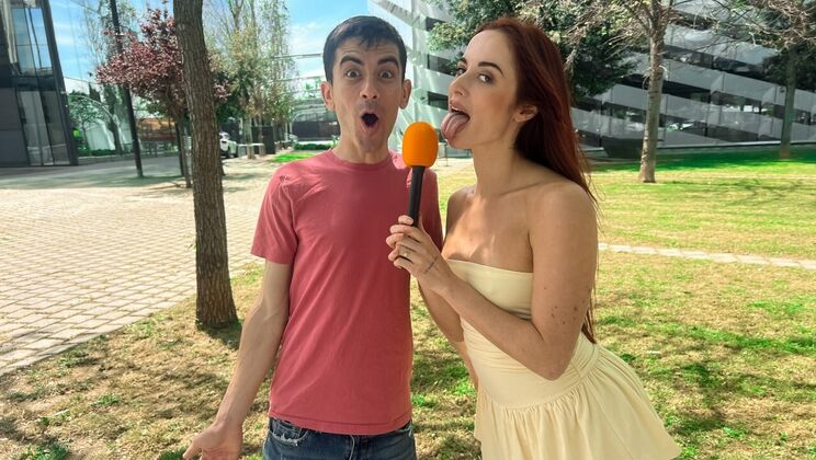 Enhanced Body Babe Fucks in Dress