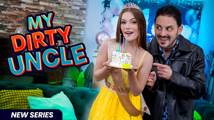 [MyDirtyUncle] - Tiny Brunette Rubbing & Teasing Before Rough MMF Sex - Tony Rubino - Juniper Ren - Tony Marzo