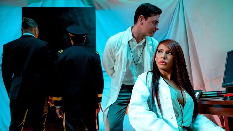 Latina Big Tits Babe Rides Reverse Cowgirl On Big Cock