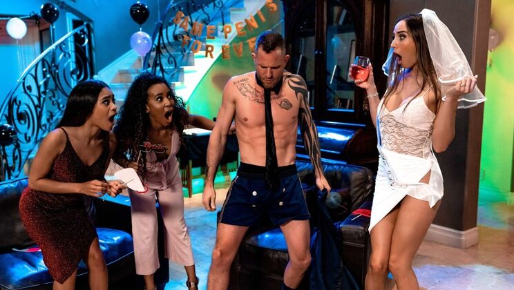 [DigitalPlayground] - What Friends Are For 3: Brunette Latina Sucks Big Black Cock Deepthroat - Scott Nails - Scarlit Scandal