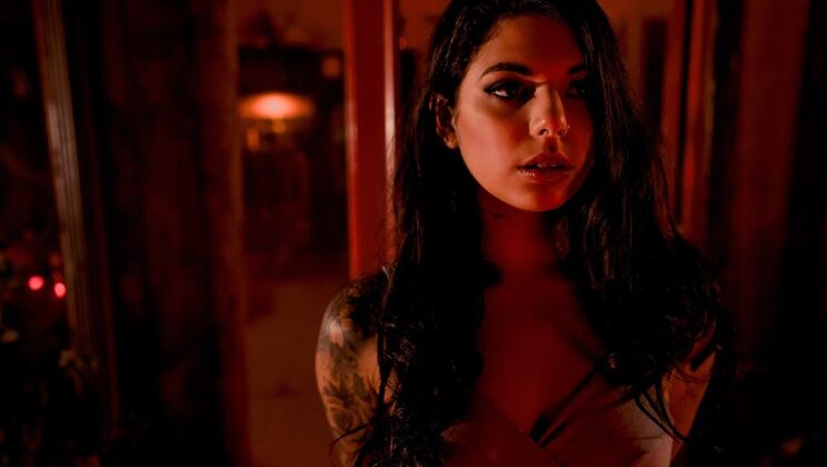 [DigitalPlayground] - Romi Rain's Big Tits Latina Body Worshiped by Brunette - Gina Valentina - Romi Rain