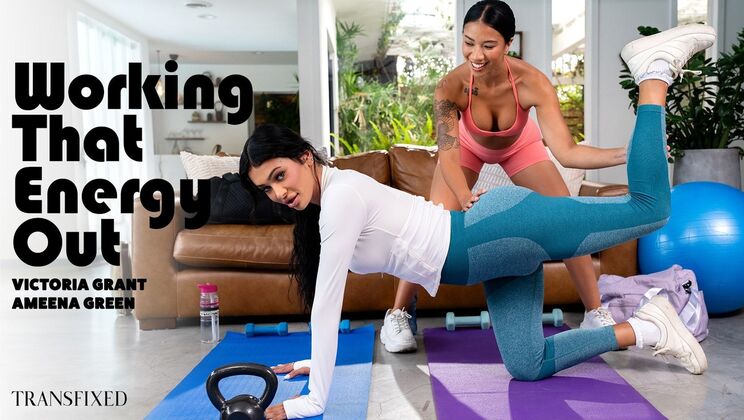 [Transfixed] - Beautiful Ass Tattooed Babe Takes Cum in Mouth from Black Cock