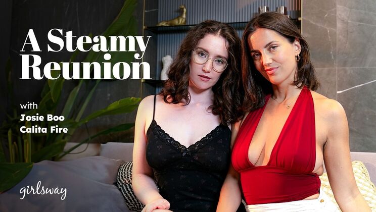 [Girlsway] - Big Tit MILFs Calita Fire Josie Boo Fingering & Licking - Calita Fire - Josie Boo