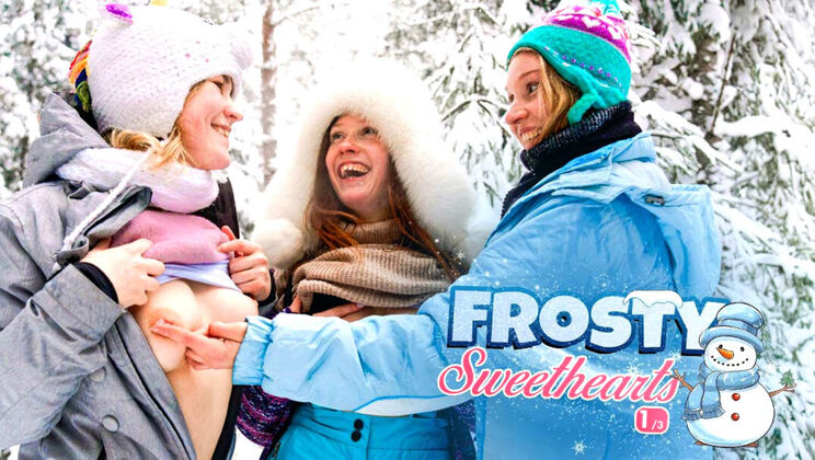 [ClubSweethearts] - Outdoor Teen Lesbian Sex - Long Legs, Long Hair, Big Tits - Alice Klay - Kate Rose - Iris Murai