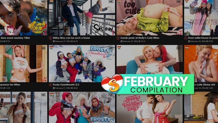 [ClubSweethearts] - European Whores February 2026 Action Compilation - Tess Lyndon - Maaike - Lady Luna - Kamilla C - Britney Spring - Willy Regal - Viola Weber - Sara Bork - Milka Wey - Moon Imp - Cristafeer Robien - Rihanna Black - Erika Mori - Alice Flore - Megan Murkovski - Baby Dahl - Amelia Ost - Molly Cute - Roxy Muray - Nathalie Q - Remido - Silver Valkyrie - Janet E