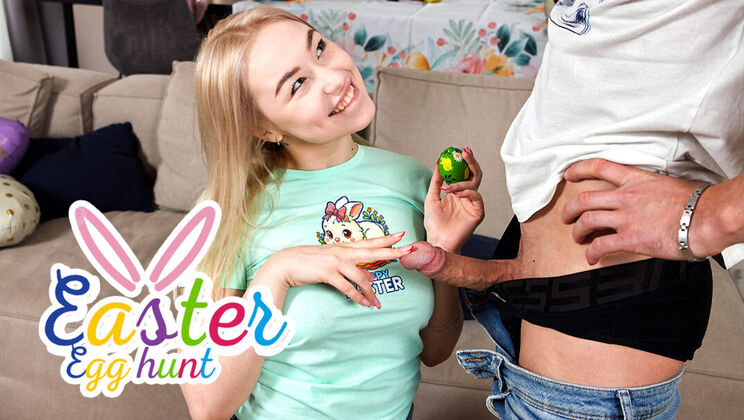 [ClubSweethearts] - Blonde Teen with Beautiful Ass Takes a Hard Pounding for Easter - Sara Bork - Aleks Sam