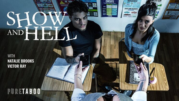 [PureTaboo] - Student Gets Fingered Then Pounded in Doggystyle - Natalie Brooks - Victor Ray