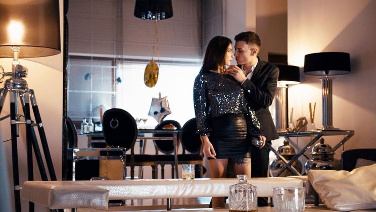 [Brazzers] - European Babe Liya Silver Gagged and Facialed - Charlie Dean - Liya Silver